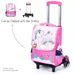 Eazy Kids School Bag Unicorn - Princess Pink