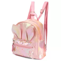 Eazy Kids-School Backpack-Rabbit Pink