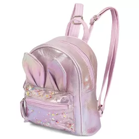 Eazy Kids-School Backpack-Rabbit Purple