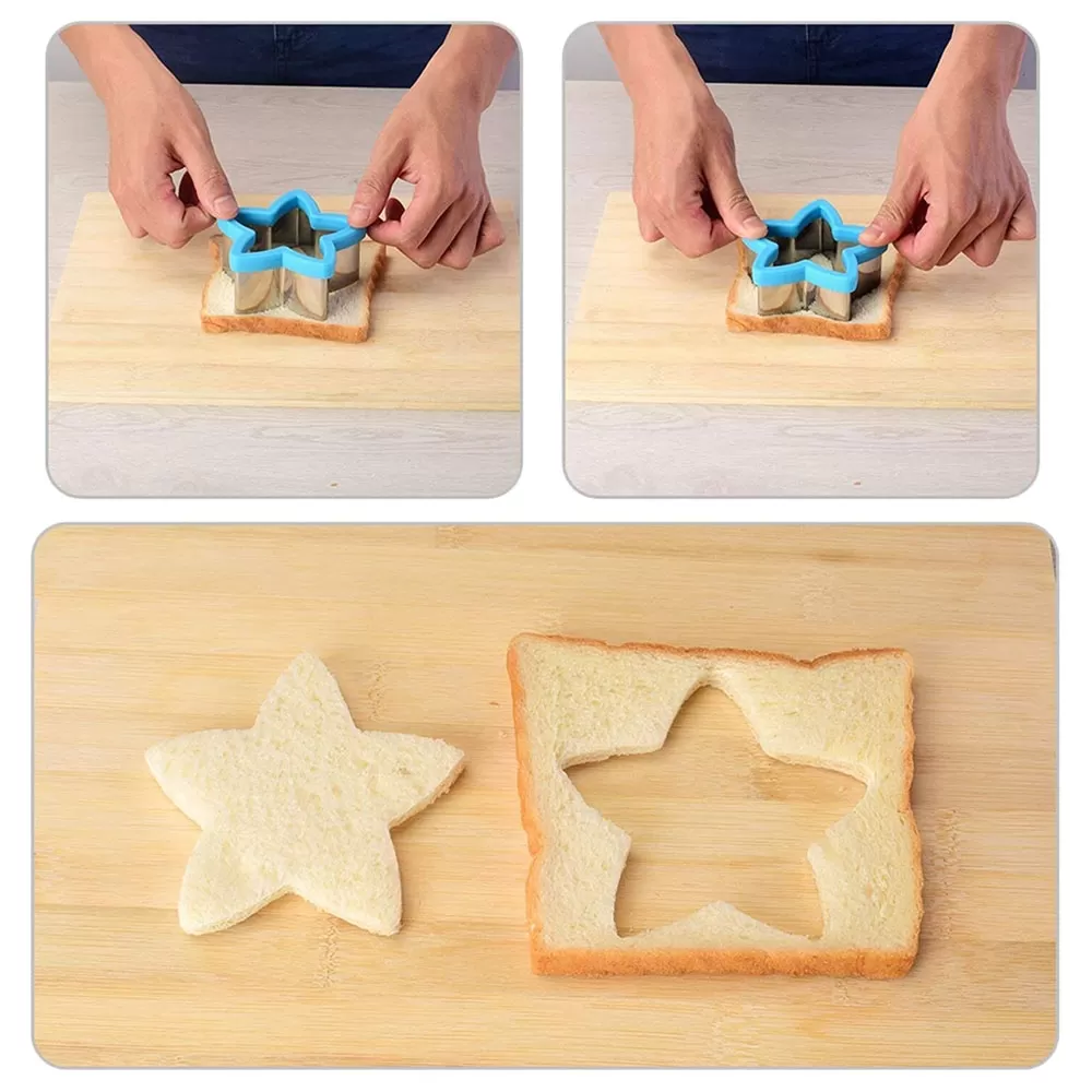 Eazy Kids Stainless Steel Sandwich Cutter Combo