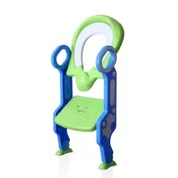 Eazy Kids Step Stool Foldable Potty Trainer Seat- Green