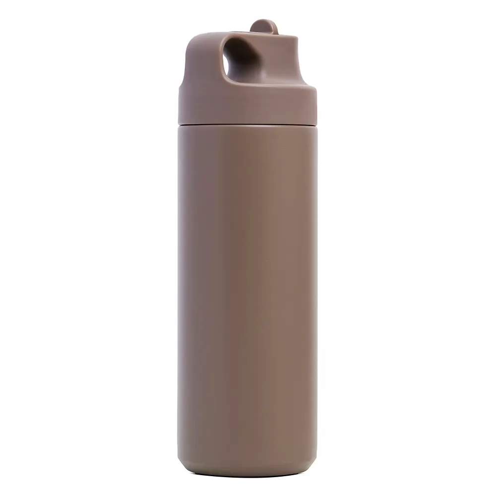 Eazy Kids Double Wall Insulated Sports Water Bottle - Khaki, 550ml