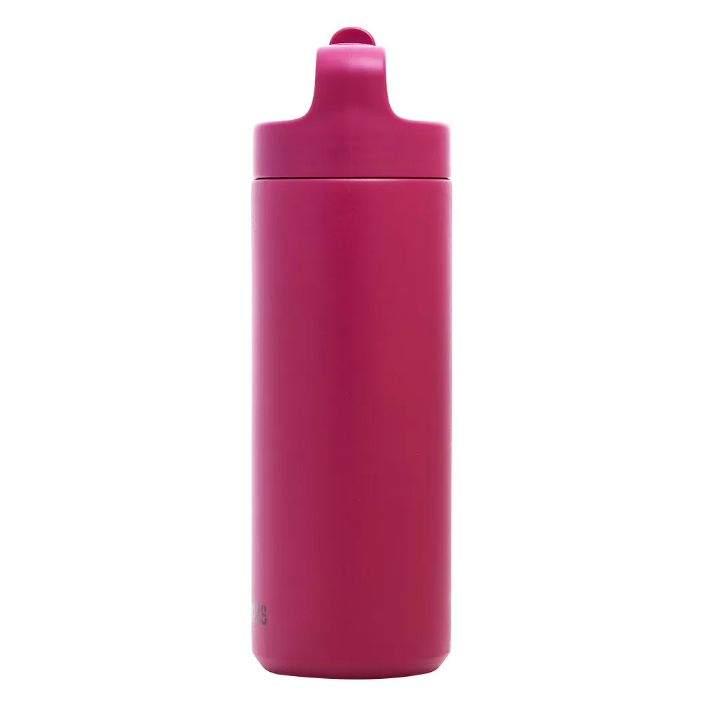 Eazy Kids Double Wall Insulated Sports Water Bottle - Pink, 550ml