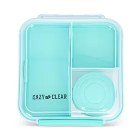 Eazy Kids 3/4/5 Compartment Convertible 1250ml Bento Lunch Box with 150ml Gravy Bowl - Green