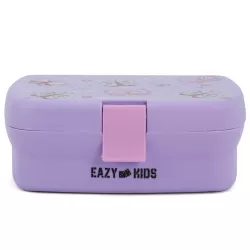 Eazy Kids Bento Lunch Box - Butterfly Purple