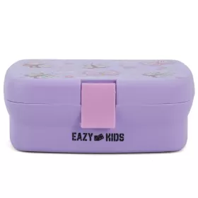 Eazy Kids Bento Lunch Box - Butterfly Purple