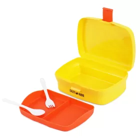 Eazy Kids Bento Lunch Box - Dino Yellow