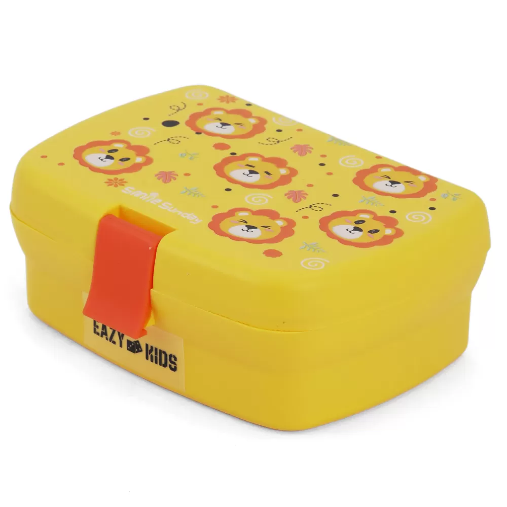 Eazy Kids Bento Lunch Box - Tiger Yellow