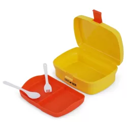 Eazy Kids Bento Lunch Box - Tiger Yellow