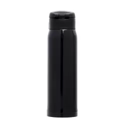 Eazy Kids Double Wall Insulated Travel Water Bottle - Black, 500ml