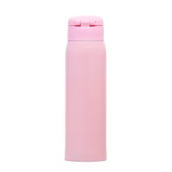 Eazy Kids Double Wall Insulated Travel Water Bottle - Pink, 500ml