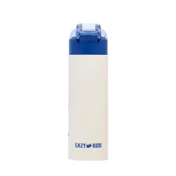 Eazy Kids Double Wall Insulated Travel Water Bottle - Blue, 550ml