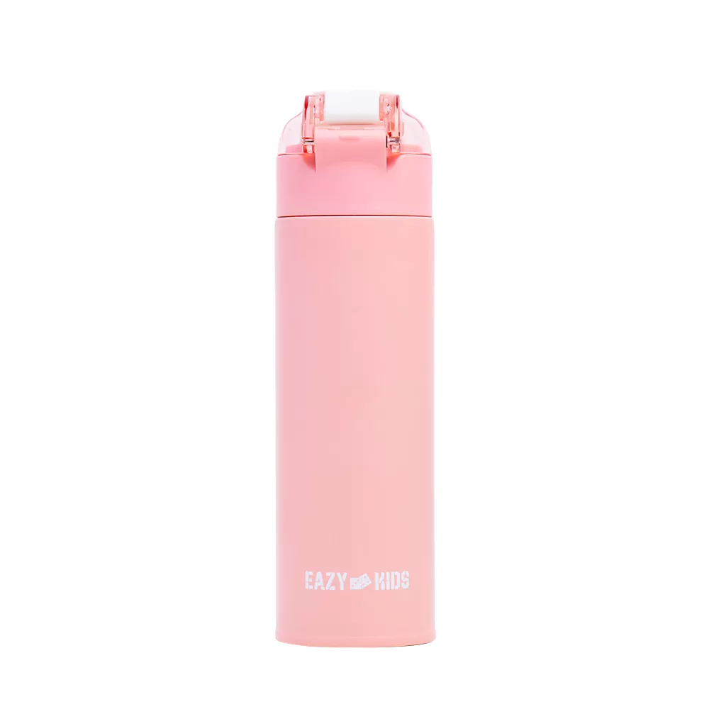 Eazy Kids Double Wall Insulated Travel Water Bottle - Pink, 550ml