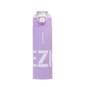 Eazy Kids Double Wall Insulated Travel Water Bottle - Purple, 550ml