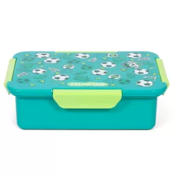 Eazy Kids Lunch Box, Soccer - Green, 850ml