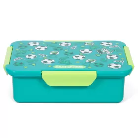 Eazy Kids Lunch Box, Soccer - Green, 850ml