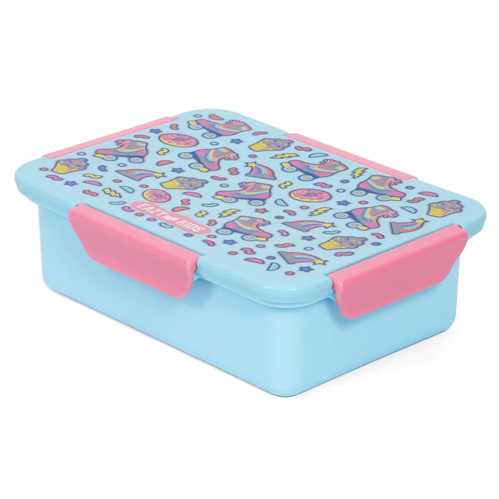 Eazy Kids Lunch Box, Gen Z Skater - Blue, 850ml