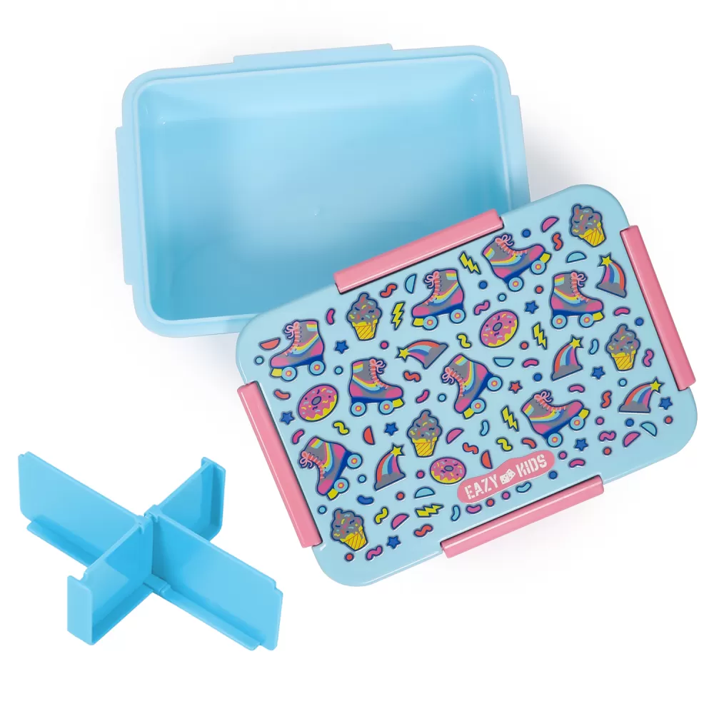 Eazy Kids Lunch Box, Gen Z Skater - Blue, 850ml