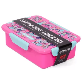 Eazy Kids Lunch Box, Unicorn - Pink, 850ml