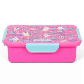 Eazy Kids Lunch Box, Unicorn Desert - Pink, 850ml