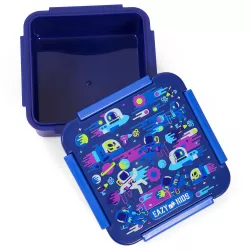 Eazy Kids Lunch Box, Astronauts - Blue, 650ml