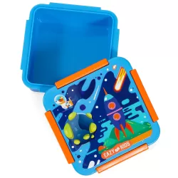 Eazy Kids Lunch Box, Space - Blue, 650ml