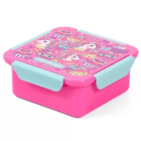 Eazy Kids Lunch Box, Unicorn Desert - Pink, 650ml