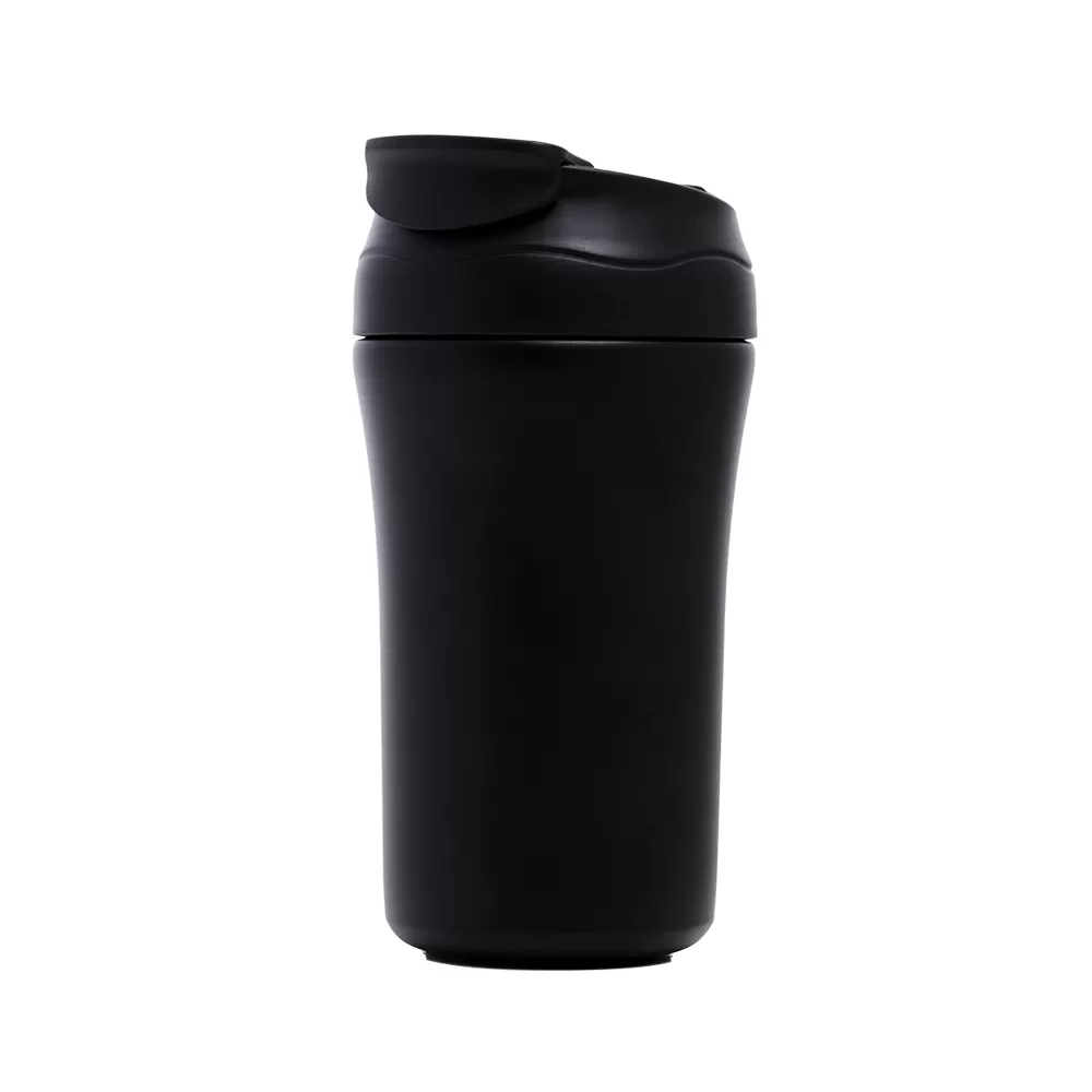 Eazy Kids Double Wall Insulated Tumbler Water Bottle - Black, 400ml