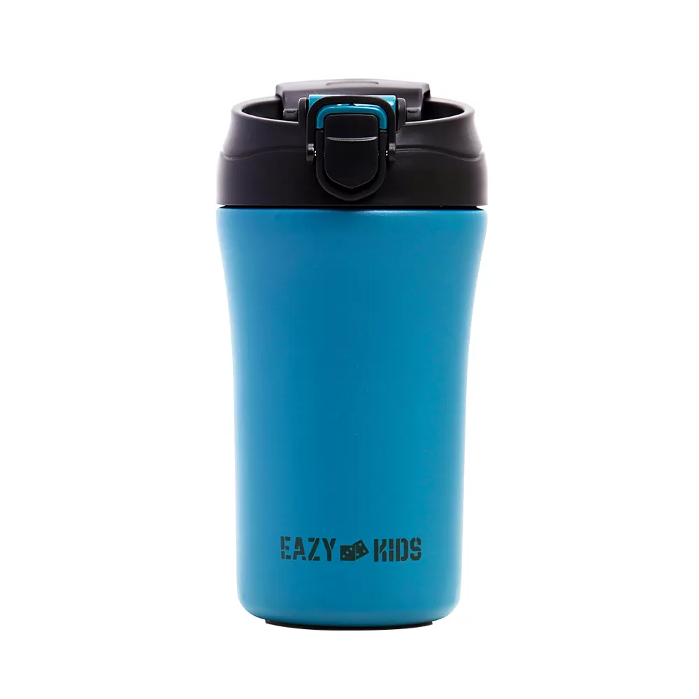 Eazy Kids Double Wall Insulated Tumbler Water Bottle - Blue, 400ml