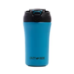 Eazy Kids Double Wall Insulated Tumbler Water Bottle - Blue, 400ml