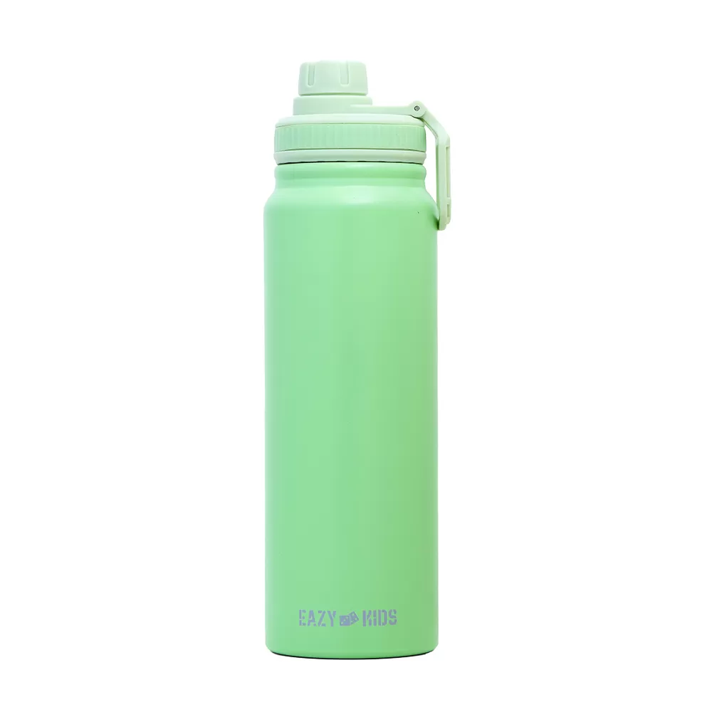 Eazy Kids Double Wall Insulated Tracking Water Bottle - Green, 800ml