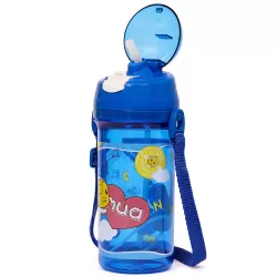 Eazy Kids Water Bottle 600ml - Monkey Blue