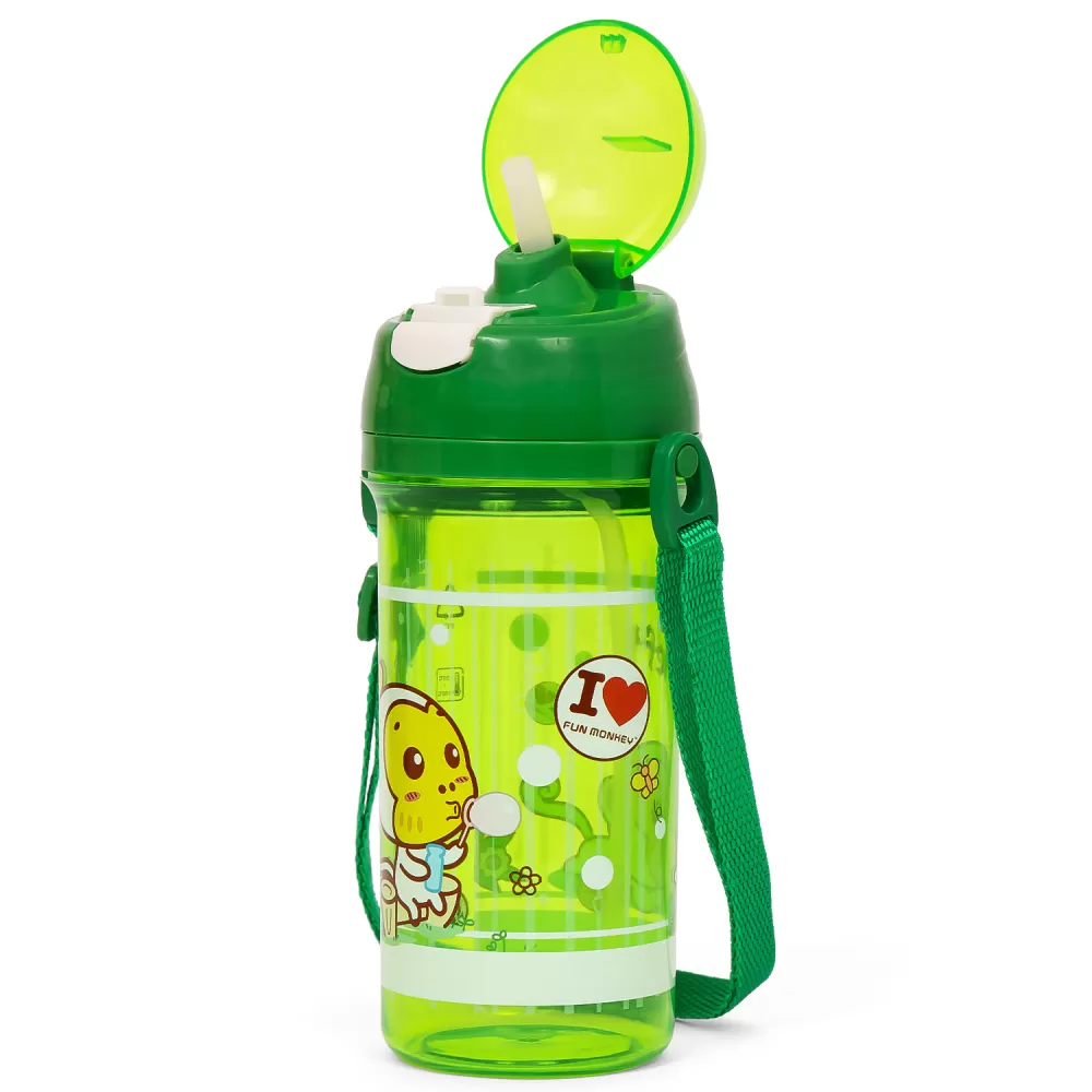 Eazy Kids Water Bottle 600ml - Monkey Green