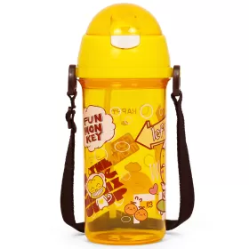 Eazy Kids Water Bottle 600ml - Monkey Orange