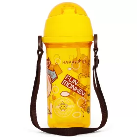 Eazy Kids Water Bottle 600ml - Monkey Orange