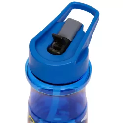 Eazy Kids Water Bottle 500ml wt Straw - Contisi Blue