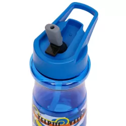 Eazy Kids Water Bottle 500ml wt Straw - Contisi Blue