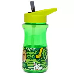 Eazy Kids Water Bottle 500ml wt Straw - Contisi Green