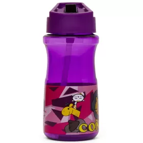 Eazy Kids Water Bottle 500ml wt Straw - Contisi Purple