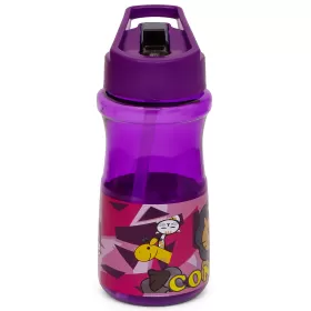 Eazy Kids Water Bottle 500ml wt Straw - Contisi Purple