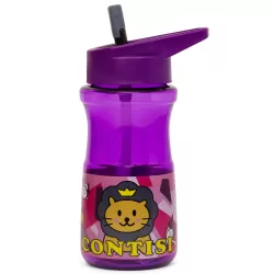 Eazy Kids Water Bottle 500ml wt Straw - Contisi Purple