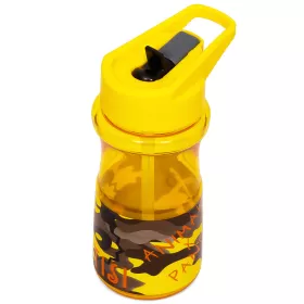 Eazy Kids Water Bottle 500ml wt Straw - Contisi Yellow