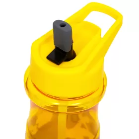 Eazy Kids Water Bottle 500ml wt Straw - Contisi Yellow