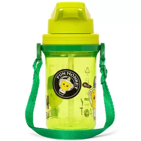 Eazy Kids Water Bottle 500ml wt Straw - Green