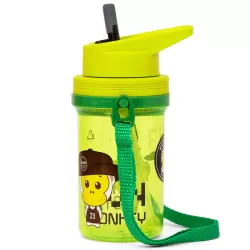 Eazy Kids Water Bottle 500ml wt Straw - Green