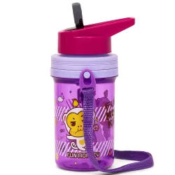 Eazy Kids Water Bottle 500ml wt Straw - Purple