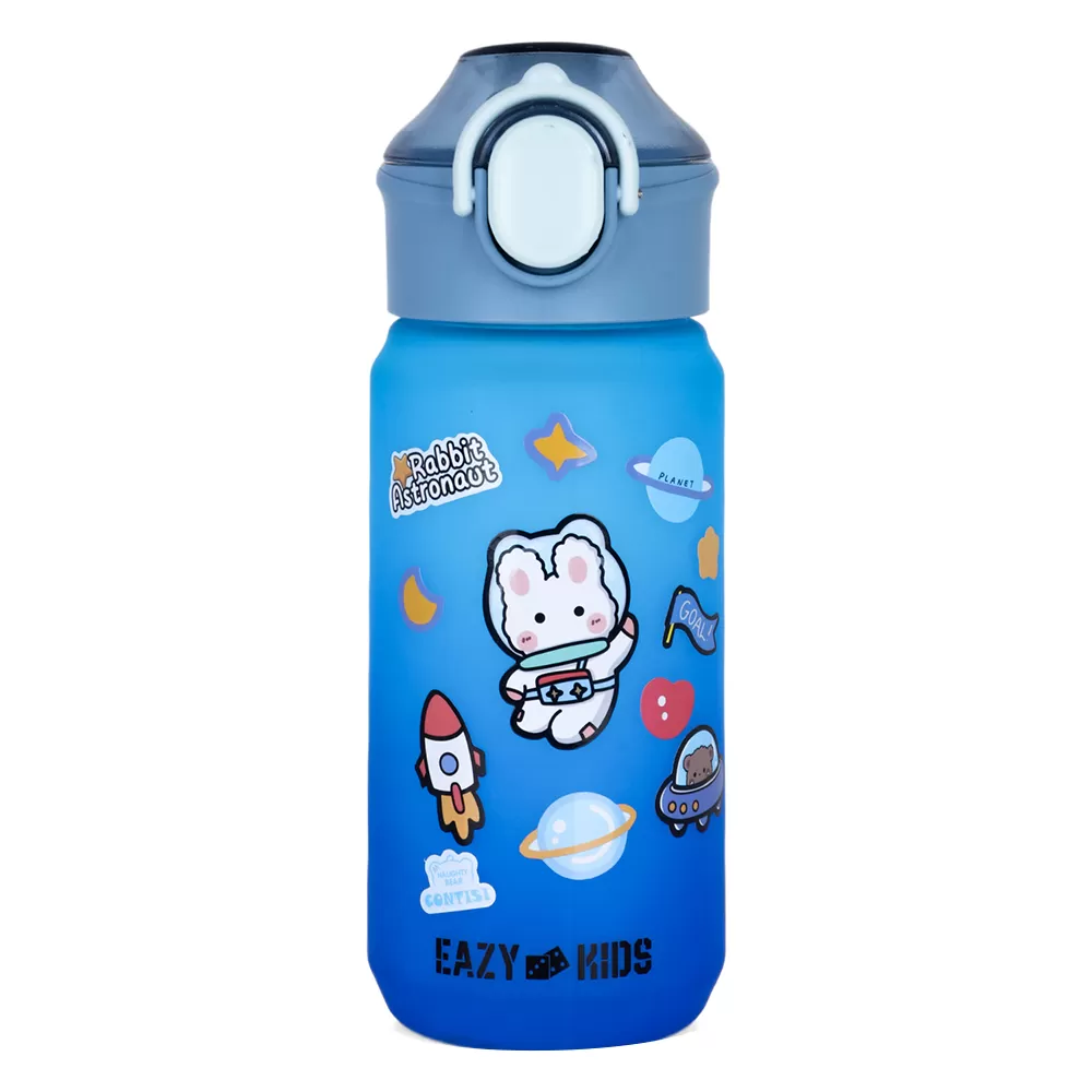 Eazy Kids Water Bottle 500ml wt Handle - Blue