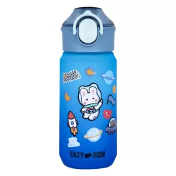 Eazy Kids Water Bottle 500ml wt Handle - Blue