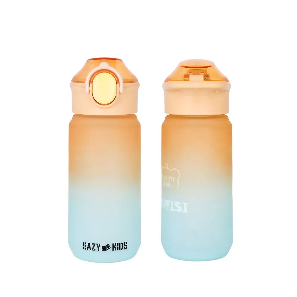 Eazy Kids Water Bottle 500ml wt Handle - Orange