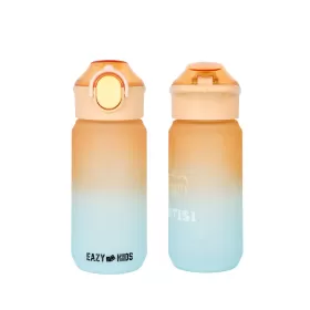 Eazy Kids Water Bottle 500ml wt Handle - Orange